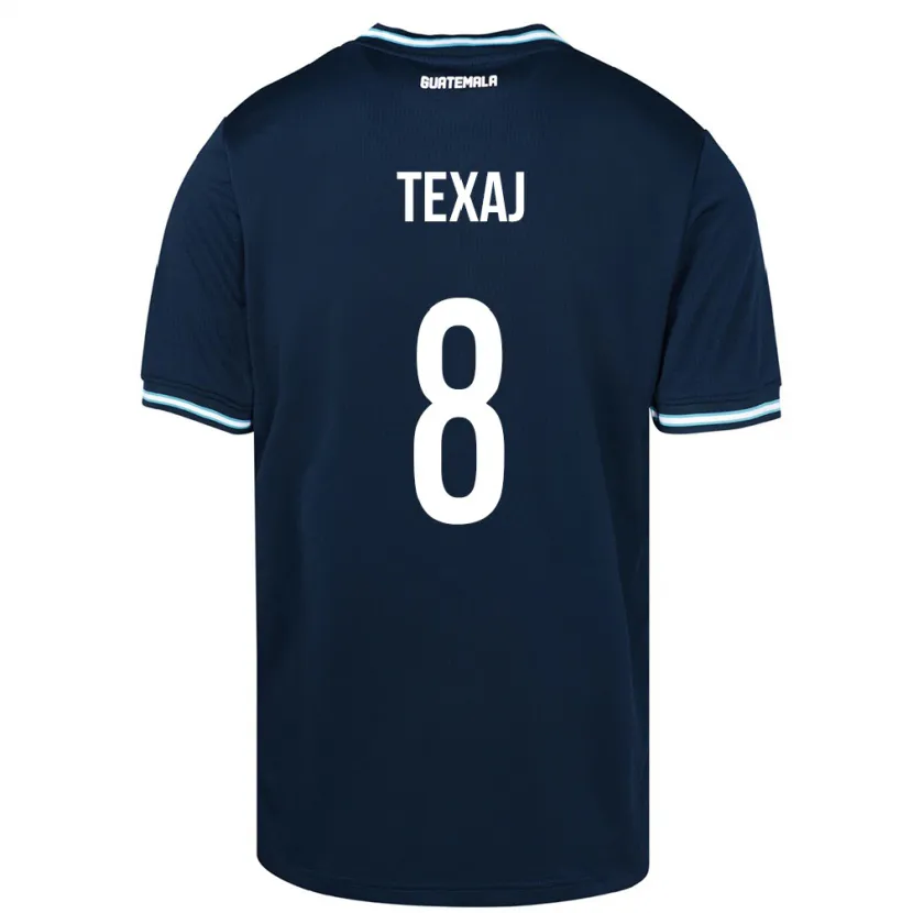 Danxen Kinder Guatemala Elisa Texaj #8 Blau Auswärtstrikot Trikot 24-26 T-Shirt Schweiz