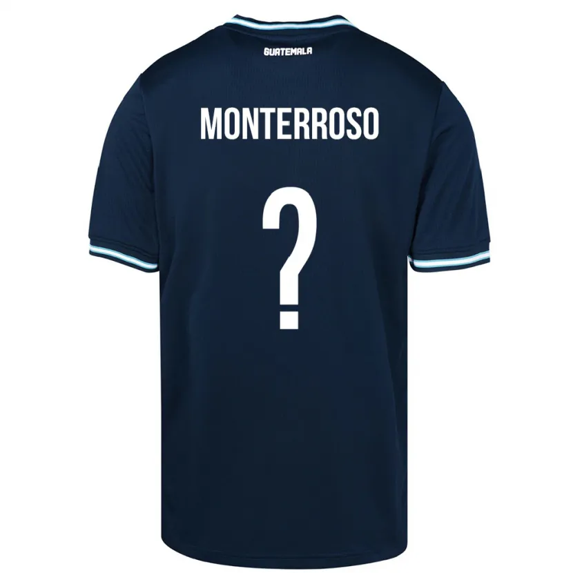 Danxen Kinder Guatemala María Monterroso #0 Blau Auswärtstrikot Trikot 24-26 T-Shirt Schweiz