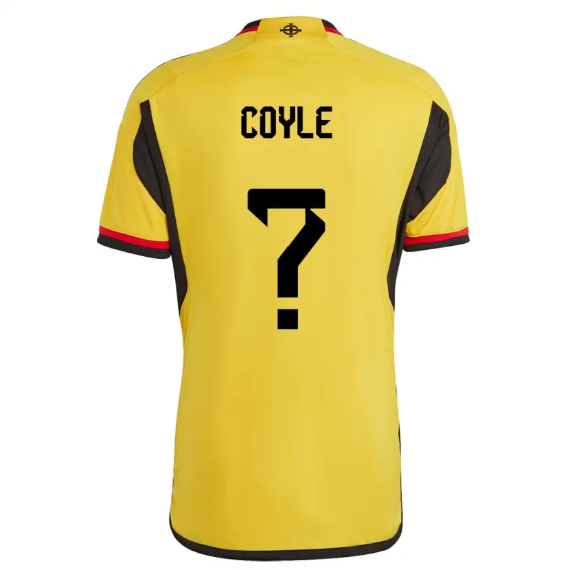 Danxen Kinder Nordirland Christian Coyle #0 Weiß Auswärtstrikot Trikot 24-26 T-Shirt Schweiz