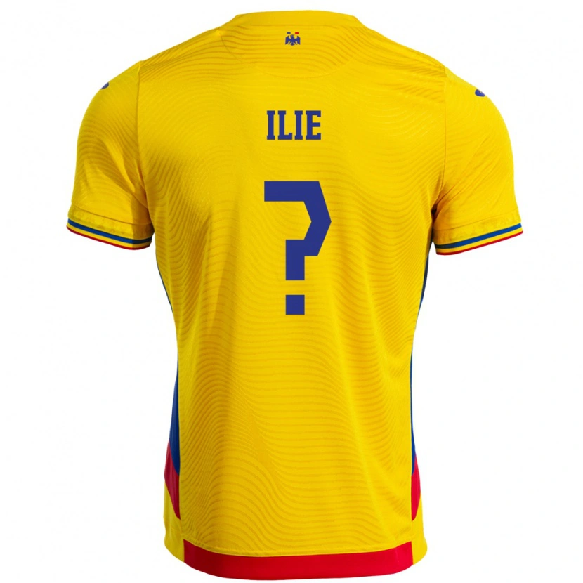 Danxen Herren Rumänische Mario Ilie #0 Gelb Heimtrikot Trikot 24-26 T-Shirt Schweiz