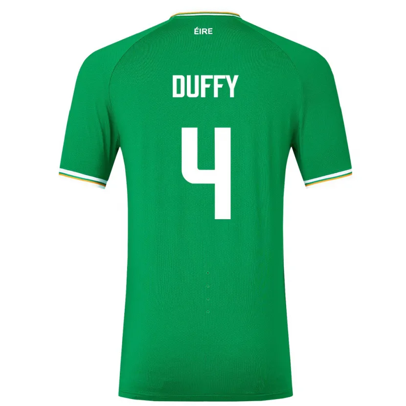 Danxen Herren Irische Shane Duffy #4 Grün Heimtrikot Trikot 24-26 T-Shirt Schweiz