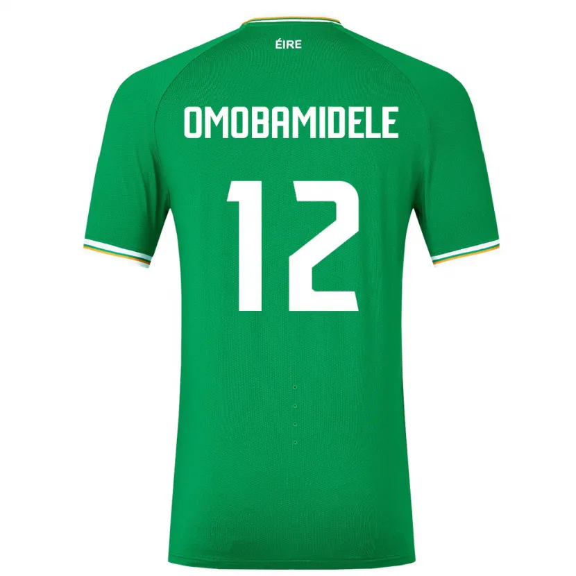 Danxen Herren Irische Andrew Omobamidele #12 Grün Heimtrikot Trikot 24-26 T-Shirt Schweiz