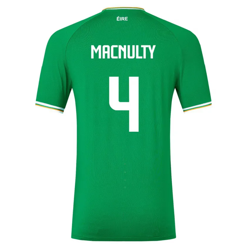Danxen Herren Irische Anselmo García Macnulty #4 Grün Heimtrikot Trikot 24-26 T-Shirt Schweiz