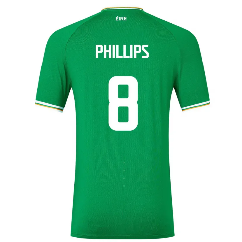 Danxen Herren Irische Killian Phillips #8 Grün Heimtrikot Trikot 24-26 T-Shirt Schweiz