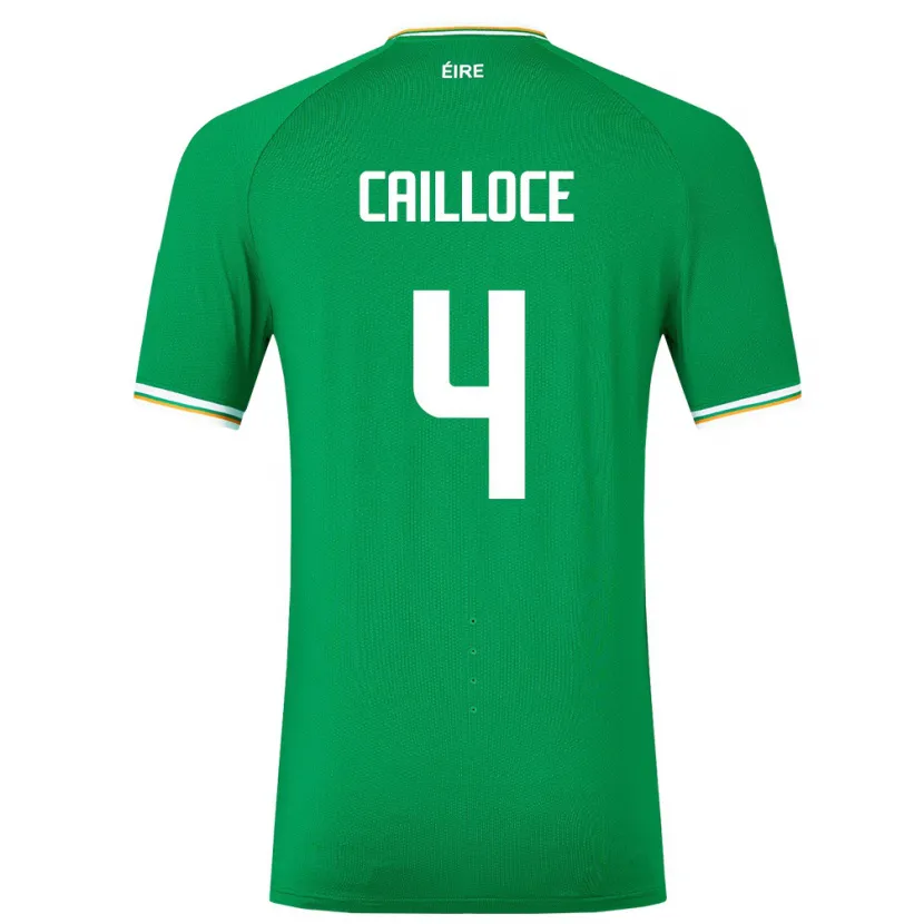 Danxen Herren Irische Luca Cailloce #4 Grün Heimtrikot Trikot 24-26 T-Shirt Schweiz