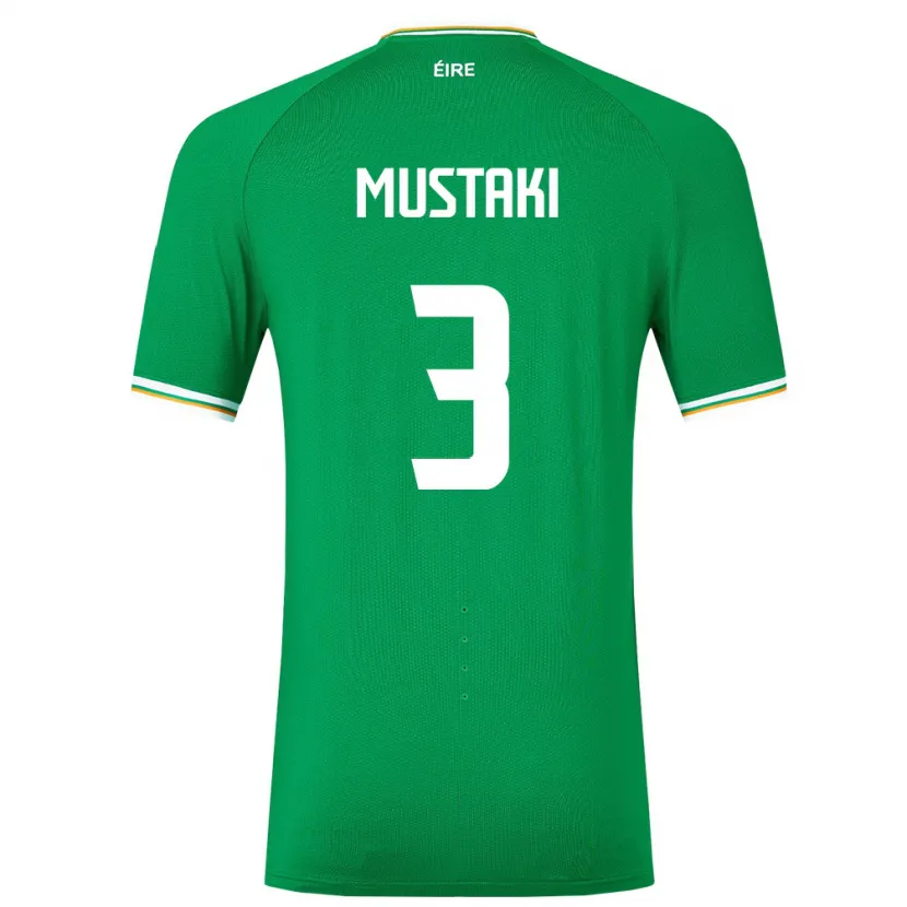 Danxen Herren Irische Chloe Mustaki #3 Grün Heimtrikot Trikot 24-26 T-Shirt Schweiz