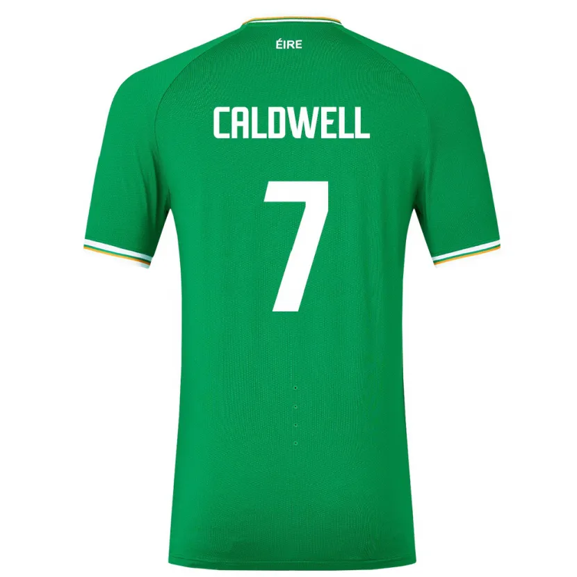 Danxen Herren Irische Diane Caldwell #7 Grün Heimtrikot Trikot 24-26 T-Shirt Schweiz