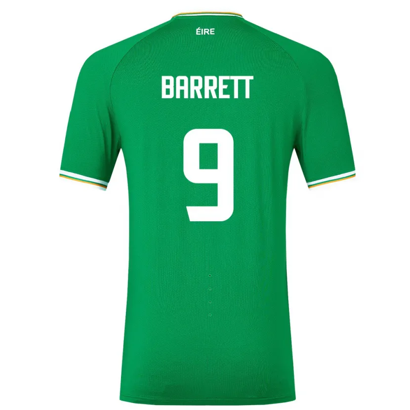 Danxen Herren Irische Amber Barrett #9 Grün Heimtrikot Trikot 24-26 T-Shirt Schweiz