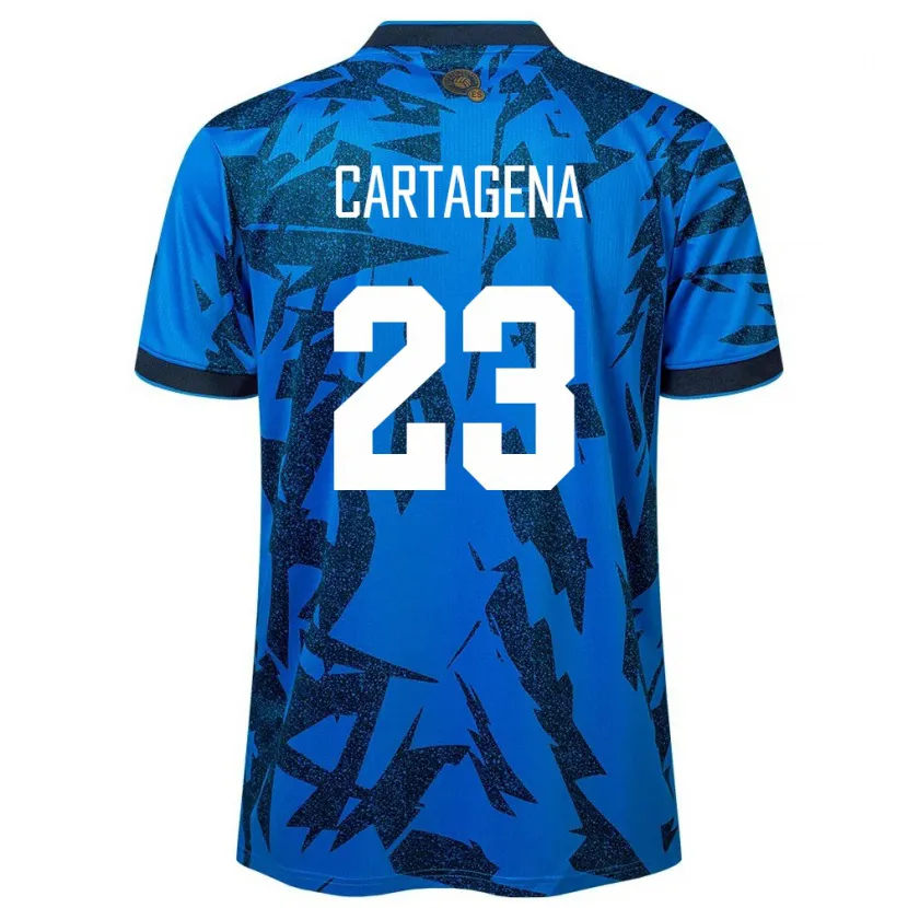 Danxen Herren El Salvador Melvin Cartagena #23 Blau Heimtrikot Trikot 24-26 T-Shirt Schweiz