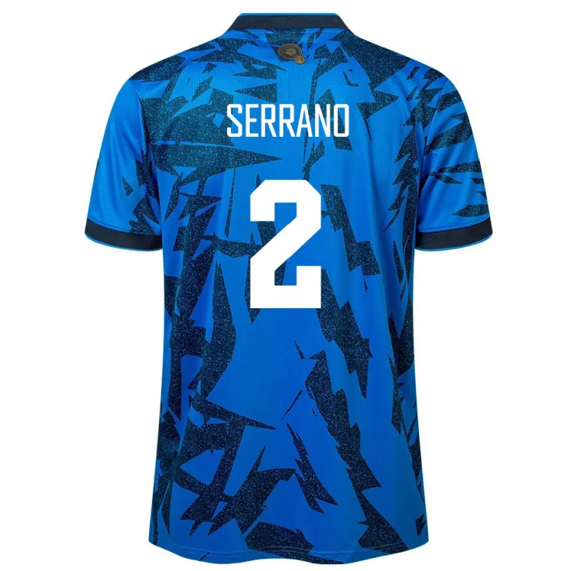Danxen Herren El Salvador Alejandro Serrano #2 Blau Heimtrikot Trikot 24-26 T-Shirt Schweiz