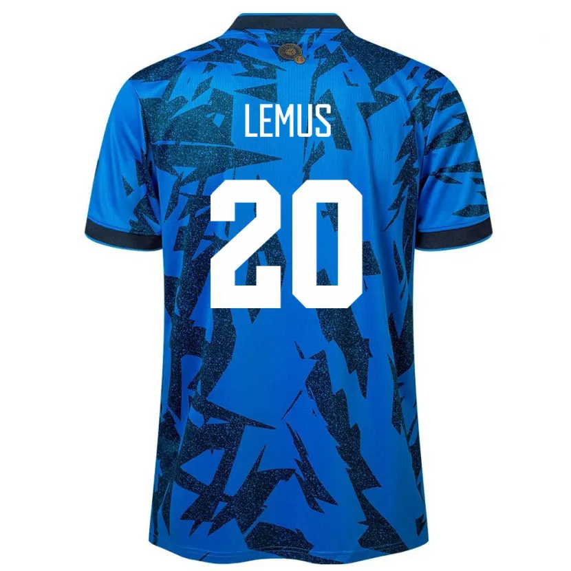 Danxen Herren El Salvador Diego Lemus #20 Blau Heimtrikot Trikot 24-26 T-Shirt Schweiz