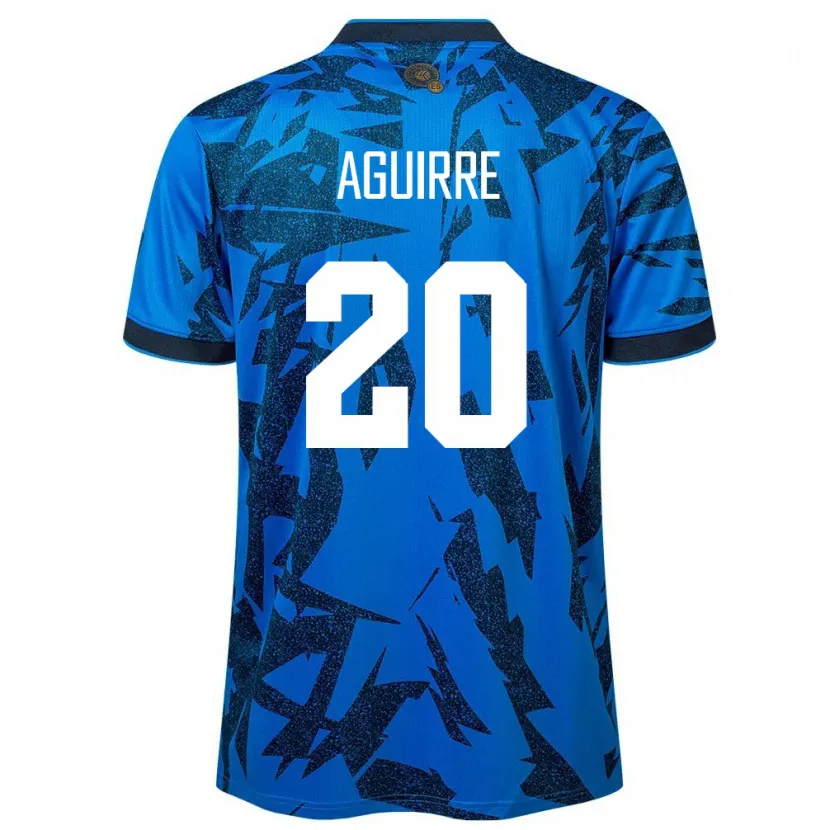 Danxen Herren El Salvador Jonathan Aguirre #20 Blau Heimtrikot Trikot 24-26 T-Shirt Schweiz