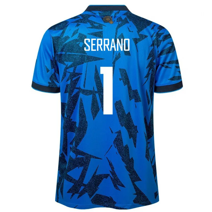 Danxen Herren El Salvador Idalia Serrano #1 Blau Heimtrikot Trikot 24-26 T-Shirt Schweiz