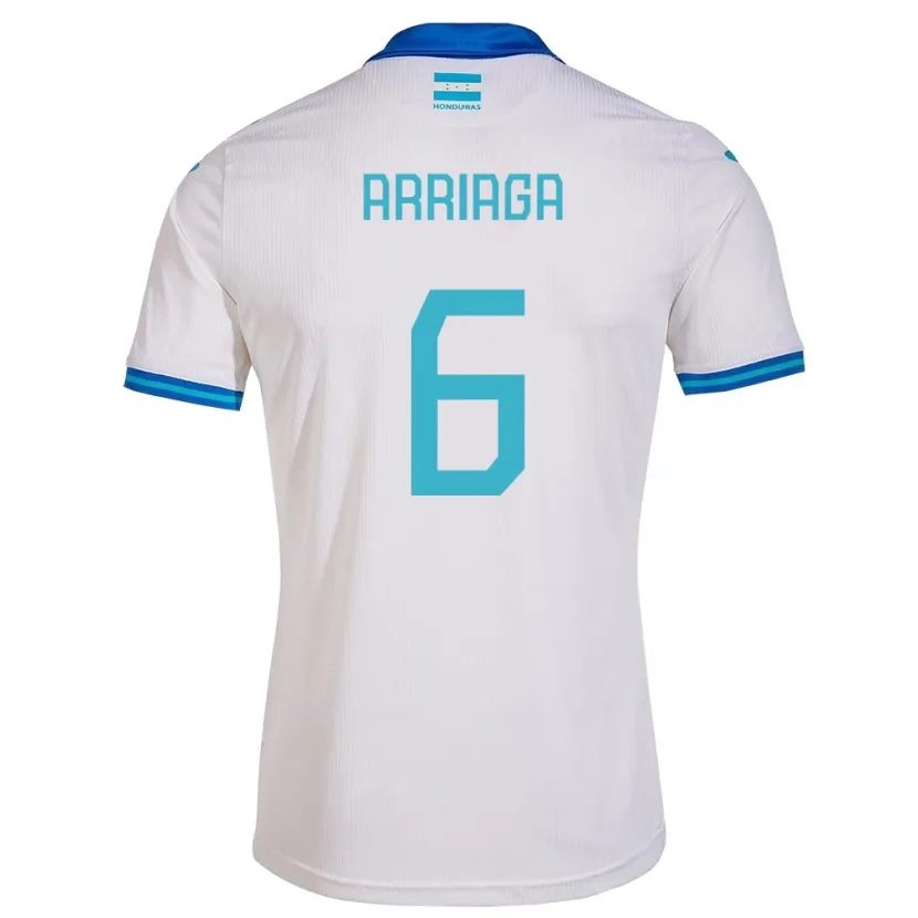 Danxen Herren Honduras Javier Arriaga #6 Weiß Heimtrikot Trikot 24-26 T-Shirt Schweiz