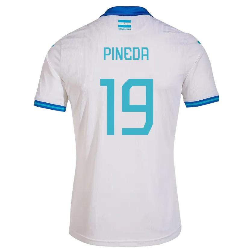 Danxen Herren Honduras Carlos Pineda #19 Weiß Heimtrikot Trikot 24-26 T-Shirt Schweiz