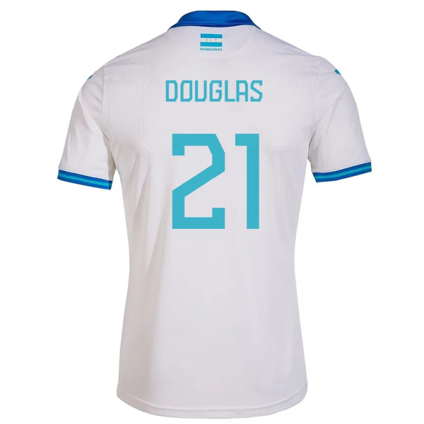 Danxen Herren Honduras Douglas Martínez #21 Weiß Heimtrikot Trikot 24-26 T-Shirt Schweiz
