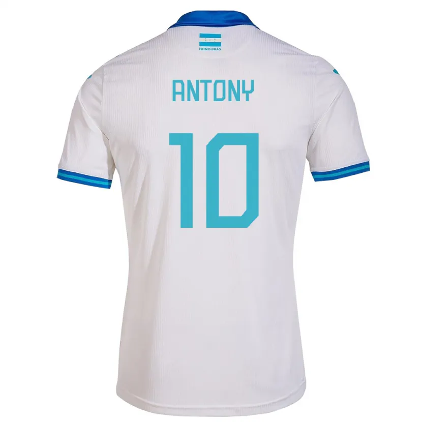 Danxen Herren Honduras Antony García #10 Weiß Heimtrikot Trikot 24-26 T-Shirt Schweiz