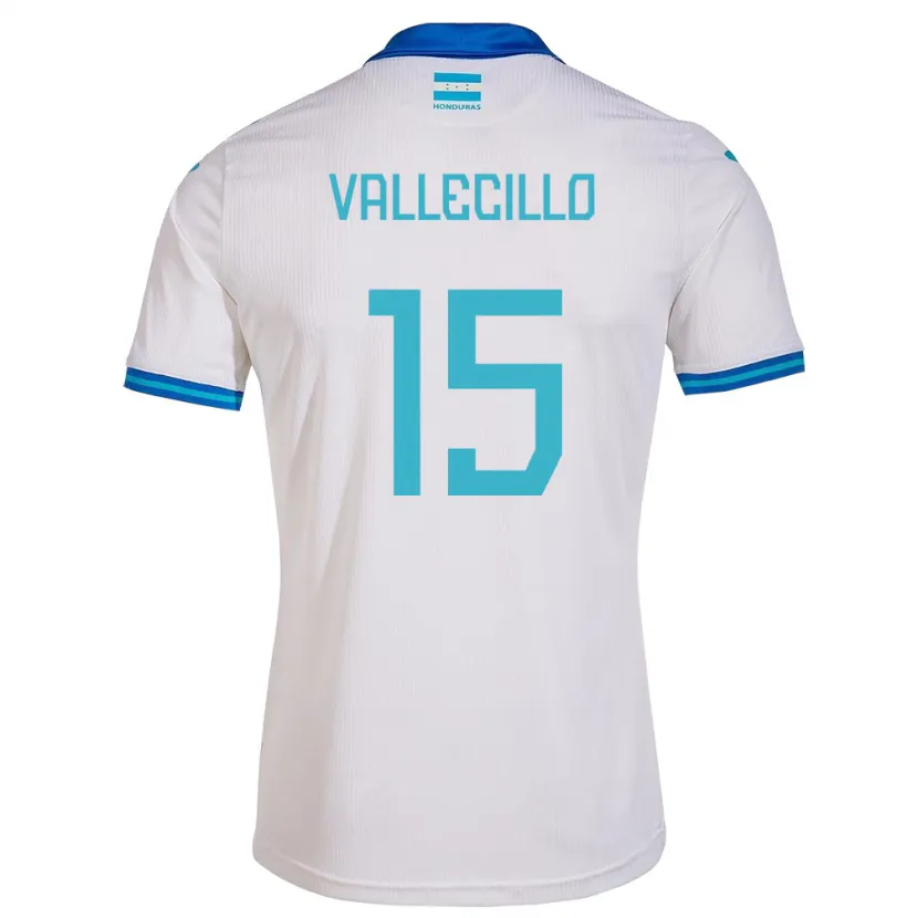 Danxen Herren Honduras Eric Vallecillo #15 Weiß Heimtrikot Trikot 24-26 T-Shirt Schweiz