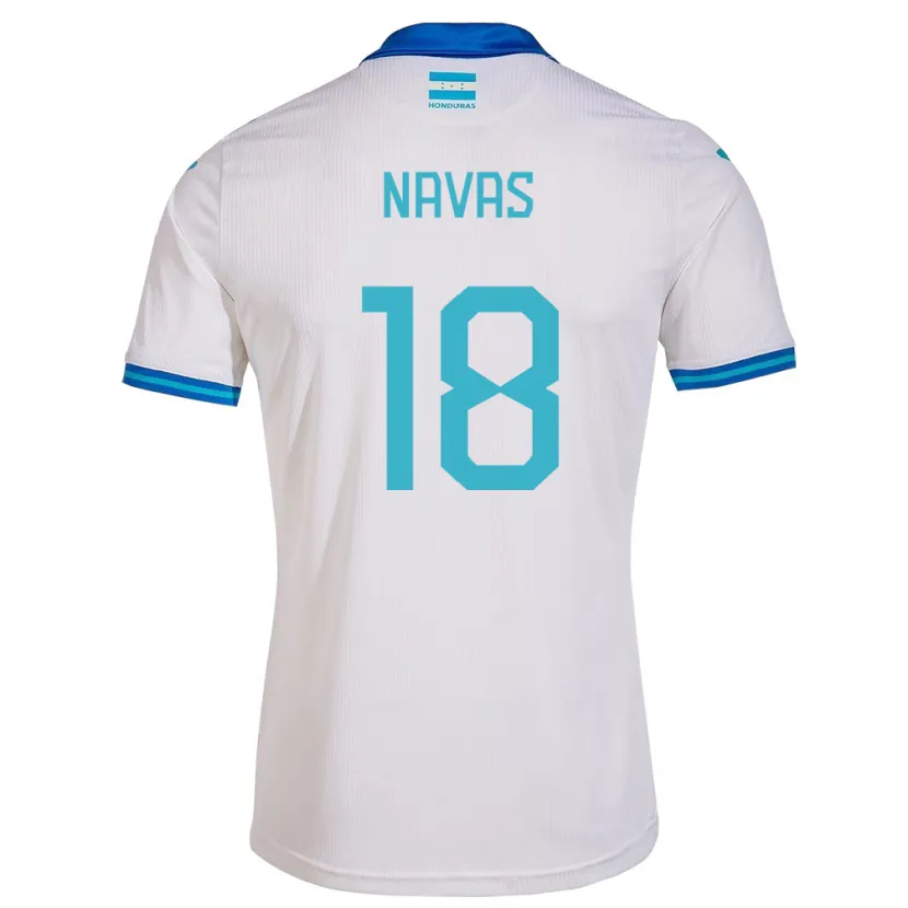 Danxen Herren Honduras Johan Navas #18 Weiß Heimtrikot Trikot 24-26 T-Shirt Schweiz
