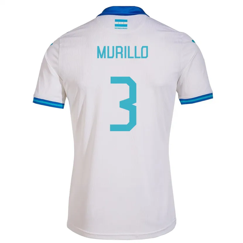 Danxen Herren Honduras Bárbara Murillo #3 Weiß Heimtrikot Trikot 24-26 T-Shirt Schweiz