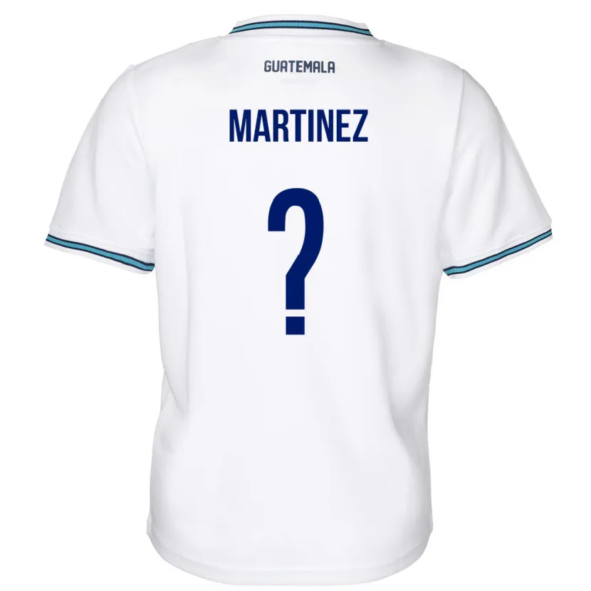 Danxen Herren Guatemala José Carlos Martinez #0 Weiß Heimtrikot Trikot 24-26 T-Shirt Schweiz