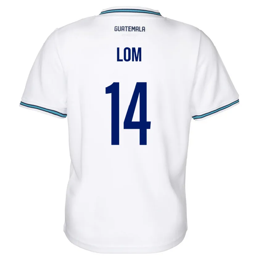 Danxen Herren Guatemala Darwin Lom #14 Weiß Heimtrikot Trikot 24-26 T-Shirt Schweiz