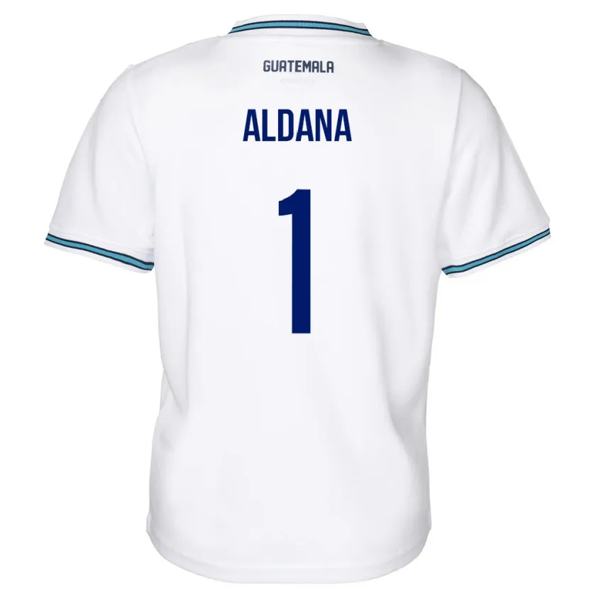 Danxen Herren Guatemala David Aldana #1 Weiß Heimtrikot Trikot 24-26 T-Shirt Schweiz