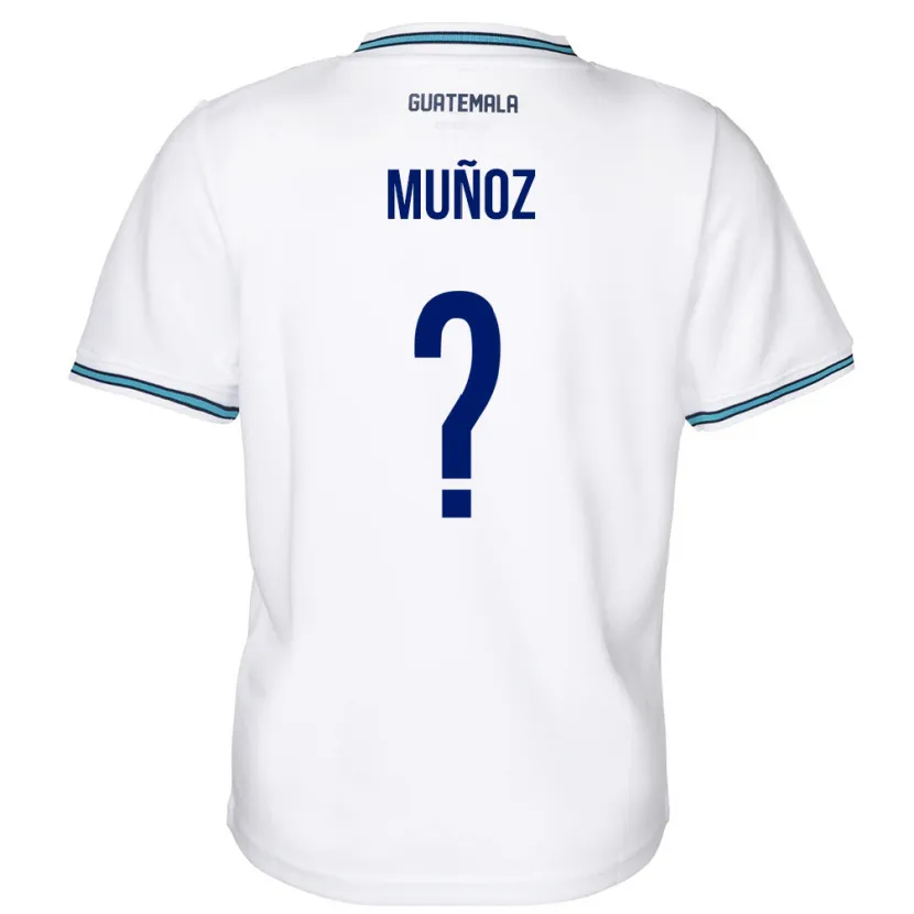 Danxen Herren Guatemala Rudy Muñoz #0 Weiß Heimtrikot Trikot 24-26 T-Shirt Schweiz