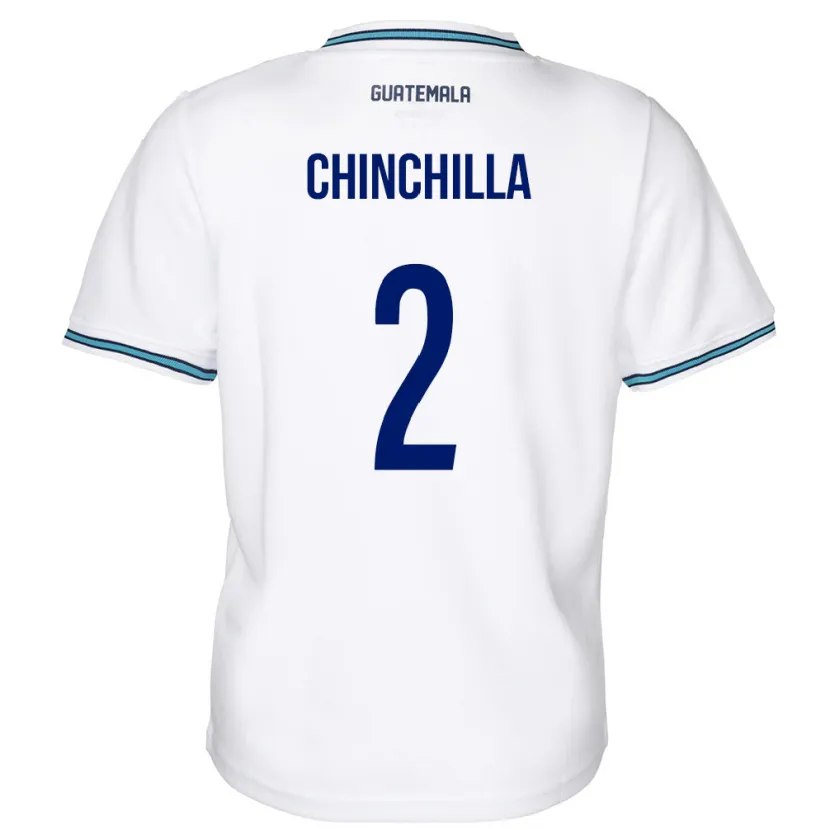 Danxen Herren Guatemala Nicolás Chinchilla #2 Weiß Heimtrikot Trikot 24-26 T-Shirt Schweiz