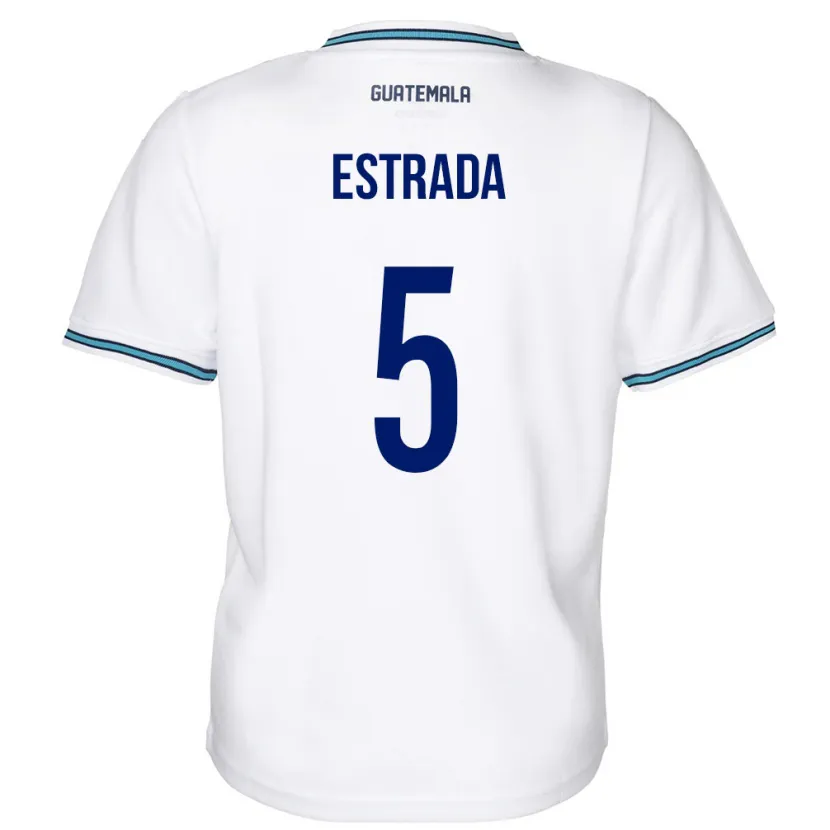 Danxen Herren Guatemala Elizabeth Estrada #5 Weiß Heimtrikot Trikot 24-26 T-Shirt Schweiz
