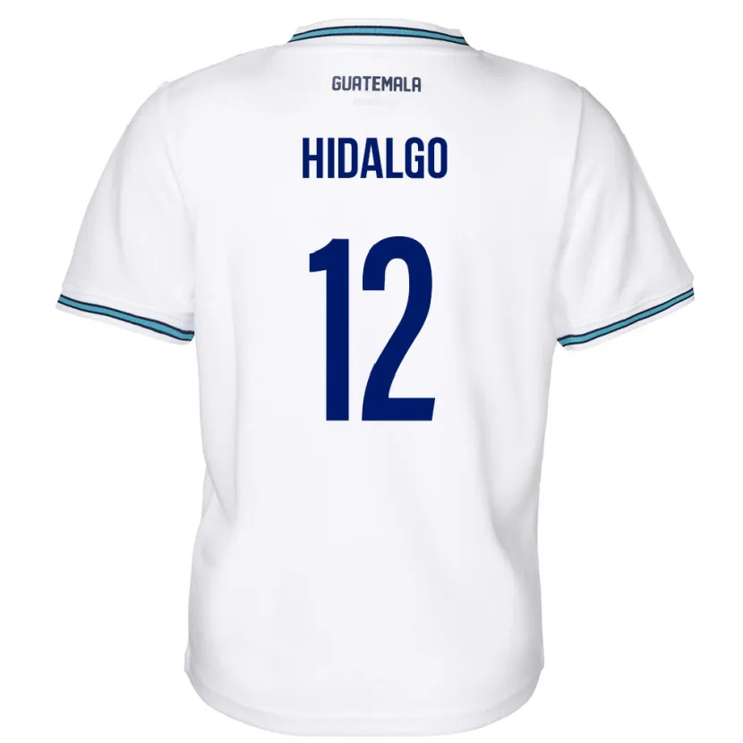 Danxen Herren Guatemala Angie Hidalgo #12 Weiß Heimtrikot Trikot 24-26 T-Shirt Schweiz