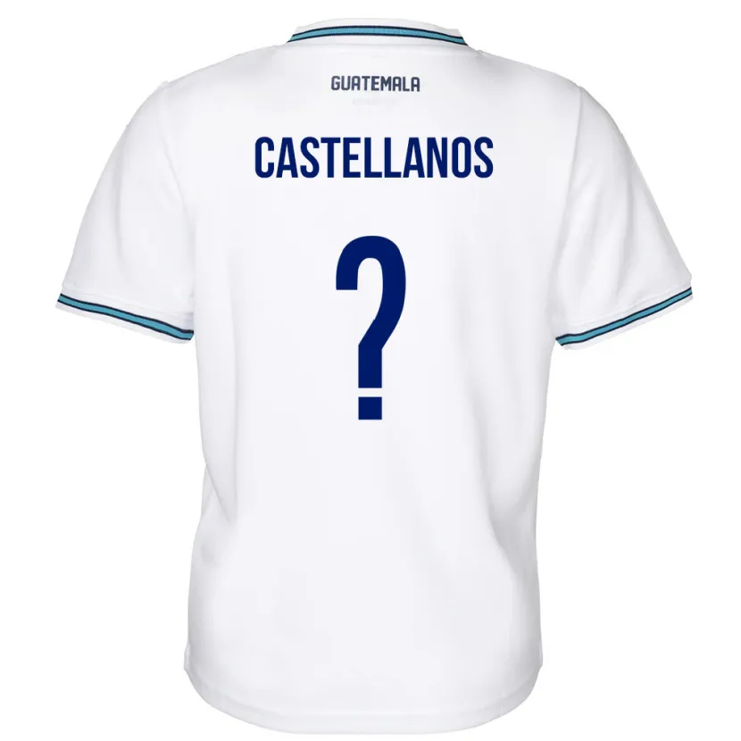 Danxen Herren Guatemala Jezmin Castellanos #0 Weiß Heimtrikot Trikot 24-26 T-Shirt Schweiz