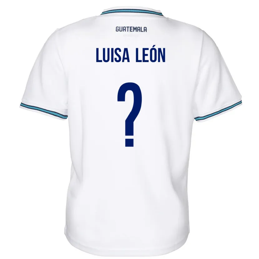Danxen Herren Guatemala Luisa León #0 Weiß Heimtrikot Trikot 24-26 T-Shirt Schweiz