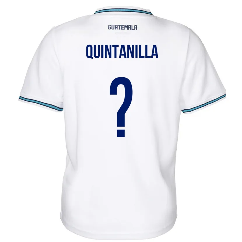 Danxen Herren Guatemala Anayelli Quintanilla #0 Weiß Heimtrikot Trikot 24-26 T-Shirt Schweiz