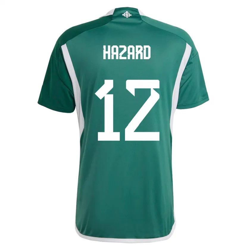 Danxen Herren Nordirland Conor Hazard #12 Grün Heimtrikot Trikot 24-26 T-Shirt Schweiz