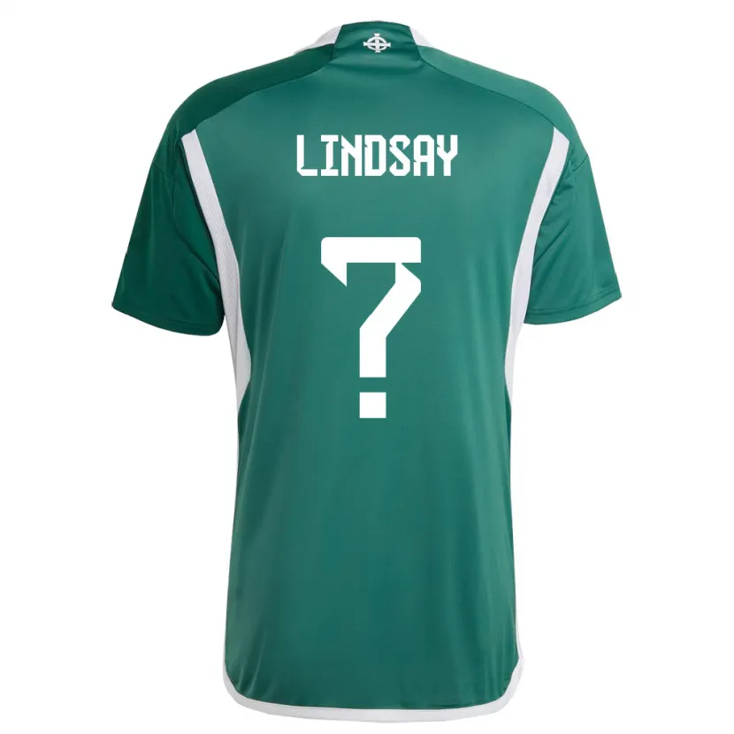 Danxen Herren Nordirland Charlie Lindsay #0 Grün Heimtrikot Trikot 24-26 T-Shirt Schweiz