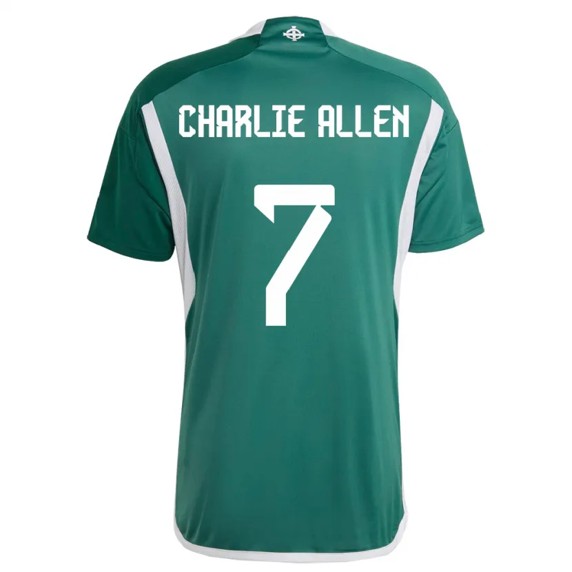 Danxen Herren Nordirland Charlie Allen #7 Grün Heimtrikot Trikot 24-26 T-Shirt Schweiz