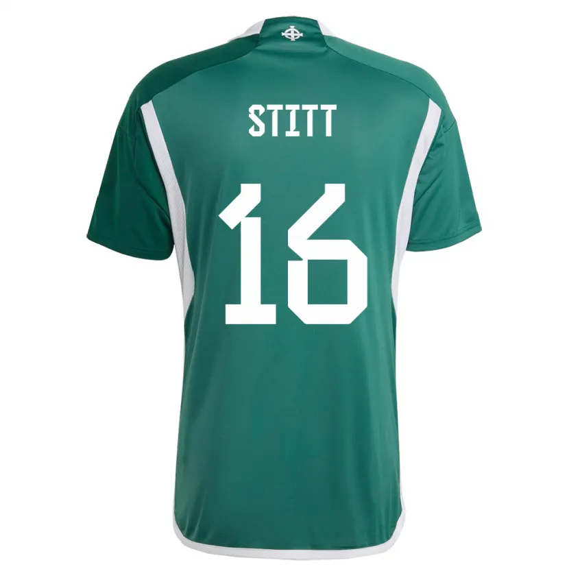 Danxen Herren Nordirland Dylan Stitt #16 Grün Heimtrikot Trikot 24-26 T-Shirt Schweiz