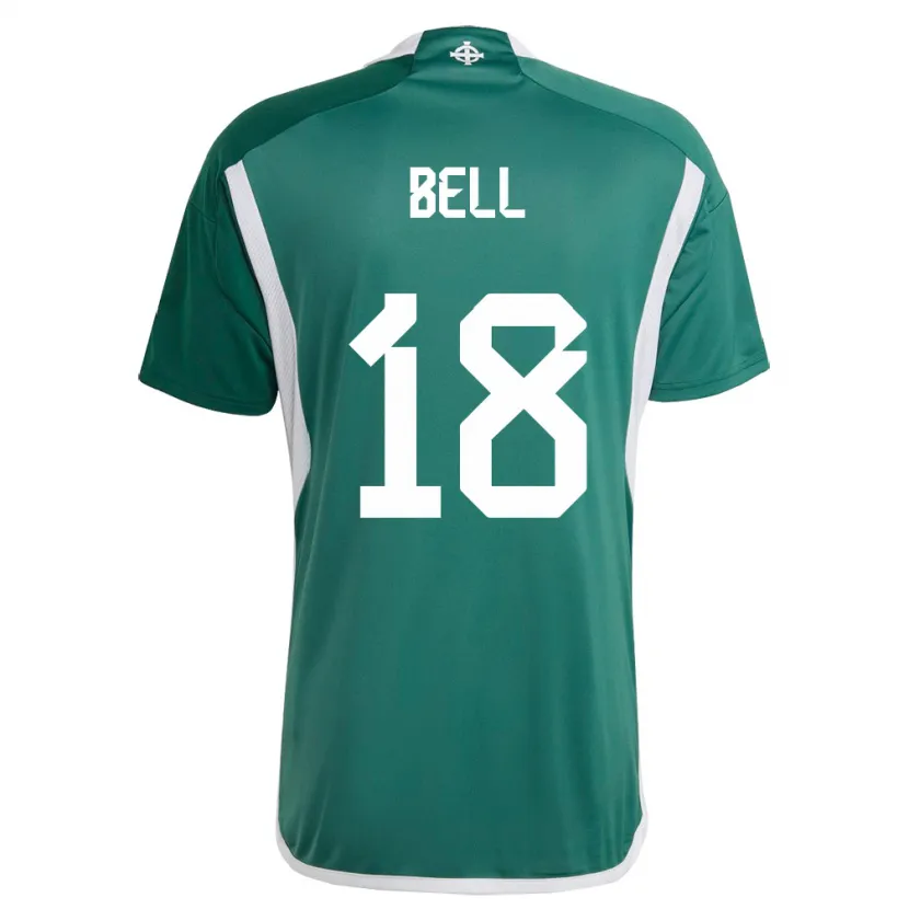Danxen Herren Nordirland Megan Bell #18 Grün Heimtrikot Trikot 24-26 T-Shirt Schweiz