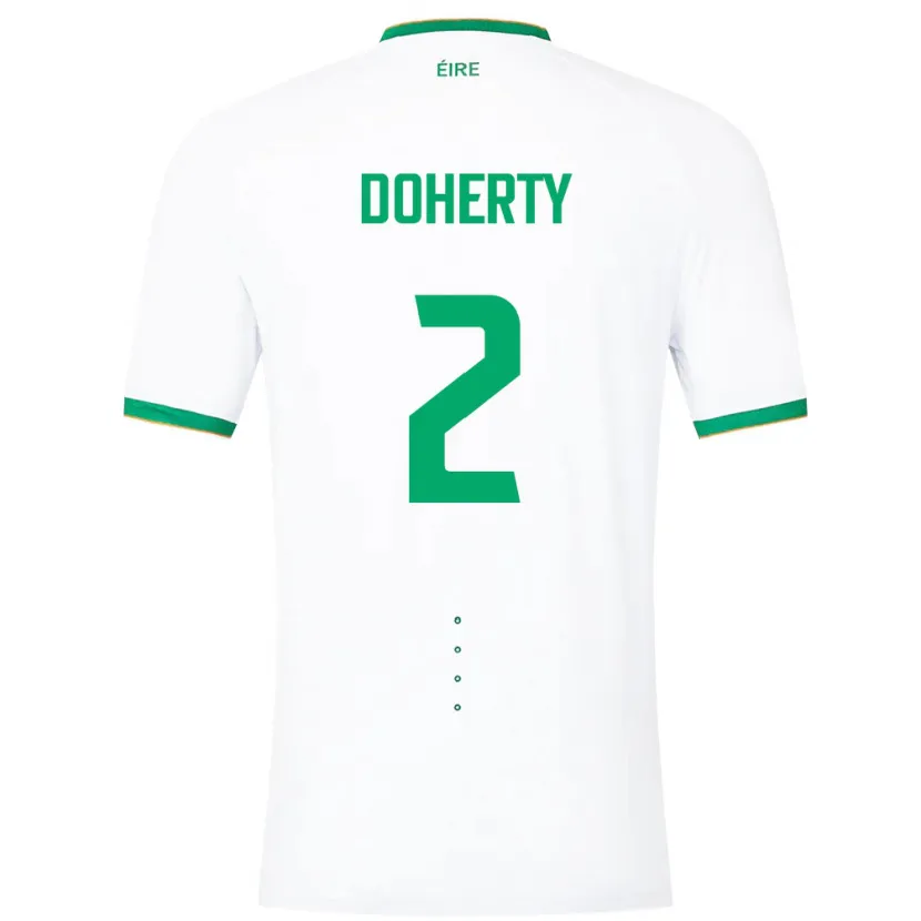 Danxen Herren Irische Matt Doherty #2 Weiß Auswärtstrikot Trikot 24-26 T-Shirt Schweiz