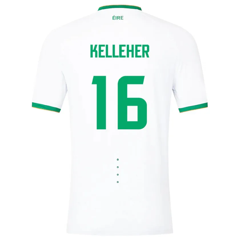 Danxen Herren Irische Caoimhín Kelleher #16 Weiß Auswärtstrikot Trikot 24-26 T-Shirt Schweiz