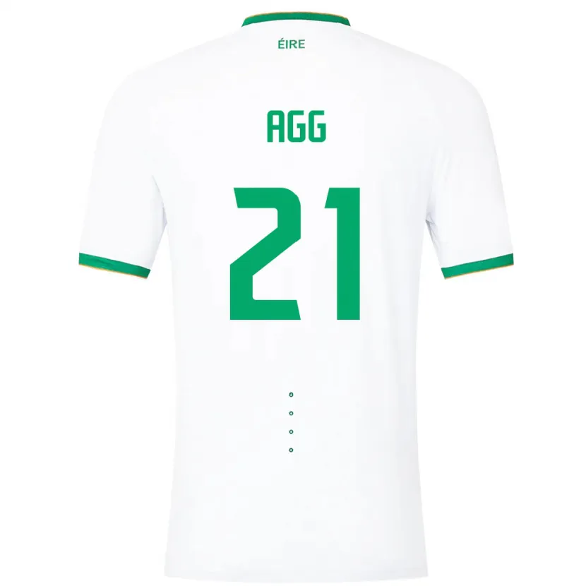 Danxen Herren Irische Lily Agg #21 Weiß Auswärtstrikot Trikot 24-26 T-Shirt Schweiz