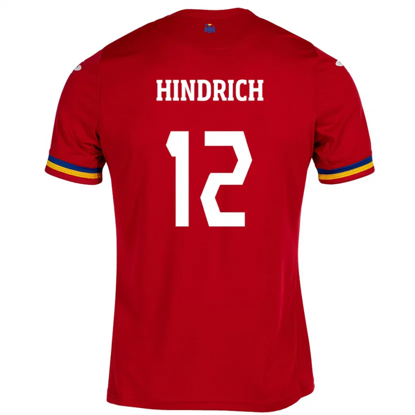Danxen Herren Rumänische Otto Hindrich #12 Rot Auswärtstrikot Trikot 24-26 T-Shirt Schweiz