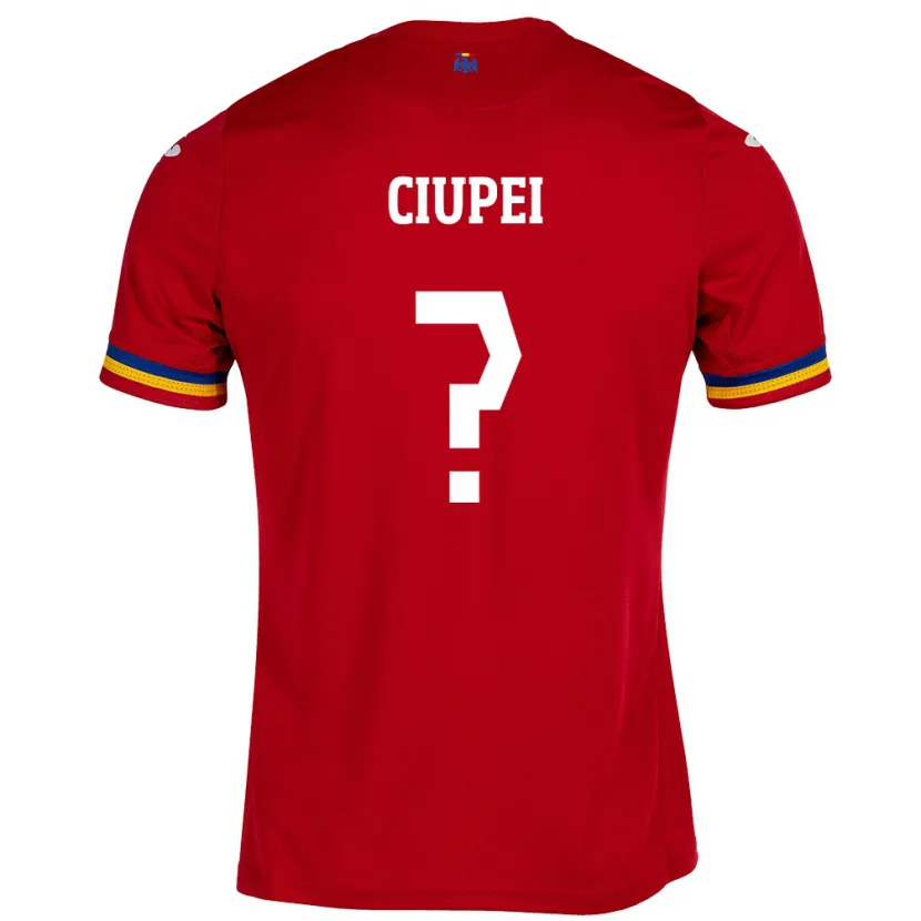 Danxen Herren Rumänische Paul Ciupei #0 Rot Auswärtstrikot Trikot 24-26 T-Shirt Schweiz