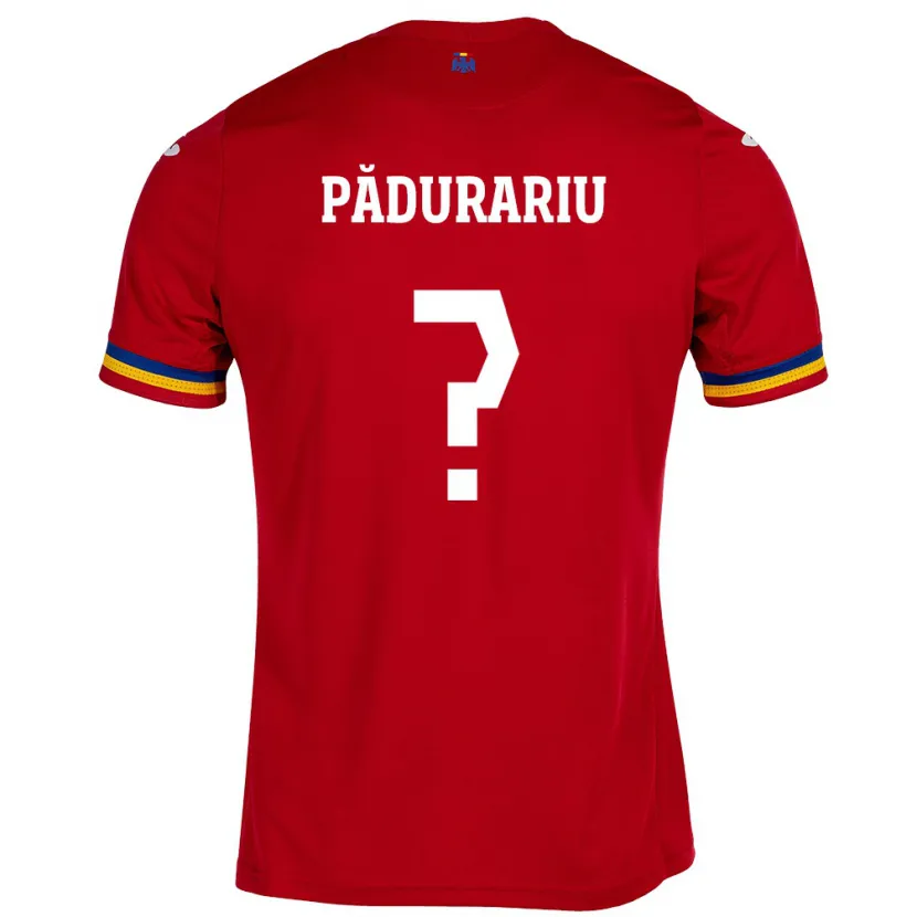 Danxen Herren Rumänische Ricardo Pădurariu #0 Rot Auswärtstrikot Trikot 24-26 T-Shirt Schweiz