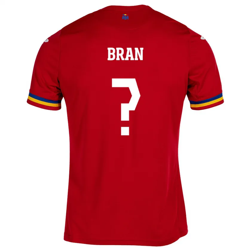 Danxen Herren Rumänische Sebastian Bran #0 Rot Auswärtstrikot Trikot 24-26 T-Shirt Schweiz