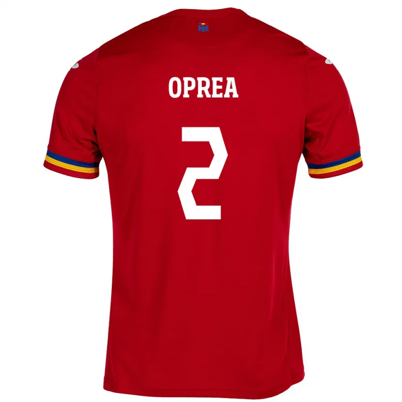Danxen Herren Rumänische Olivia Oprea #2 Rot Auswärtstrikot Trikot 24-26 T-Shirt Schweiz