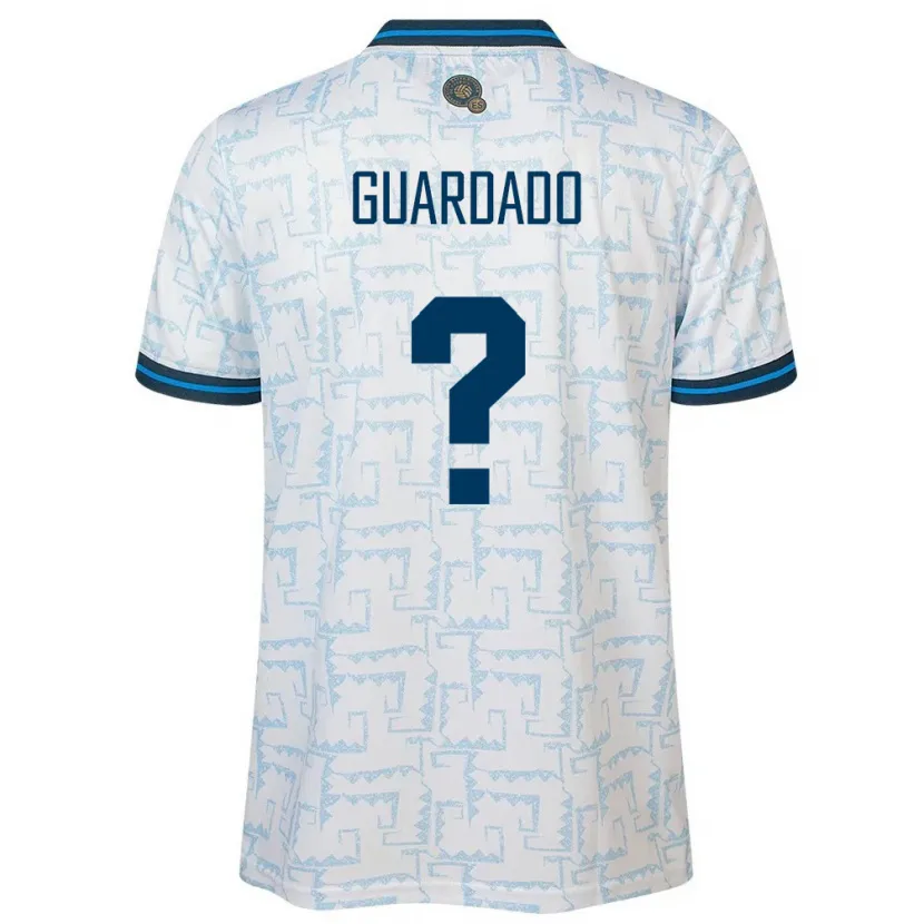 Danxen Herren El Salvador Christopher Guardado #0 Weiß Auswärtstrikot Trikot 24-26 T-Shirt Schweiz
