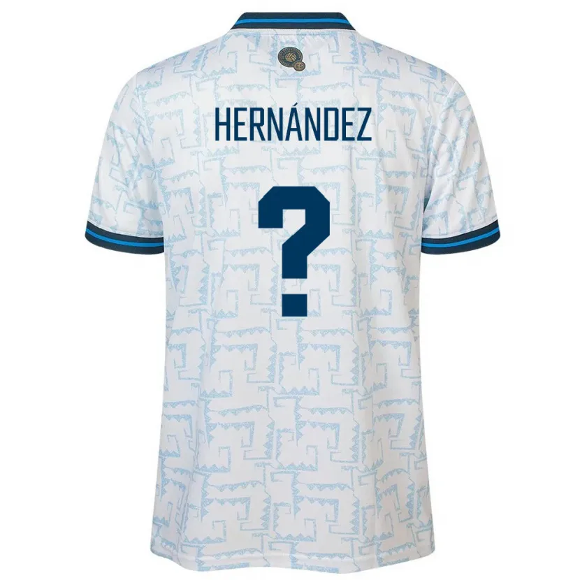 Danxen Herren El Salvador Irma Dolores Hernández #0 Weiß Auswärtstrikot Trikot 24-26 T-Shirt Schweiz