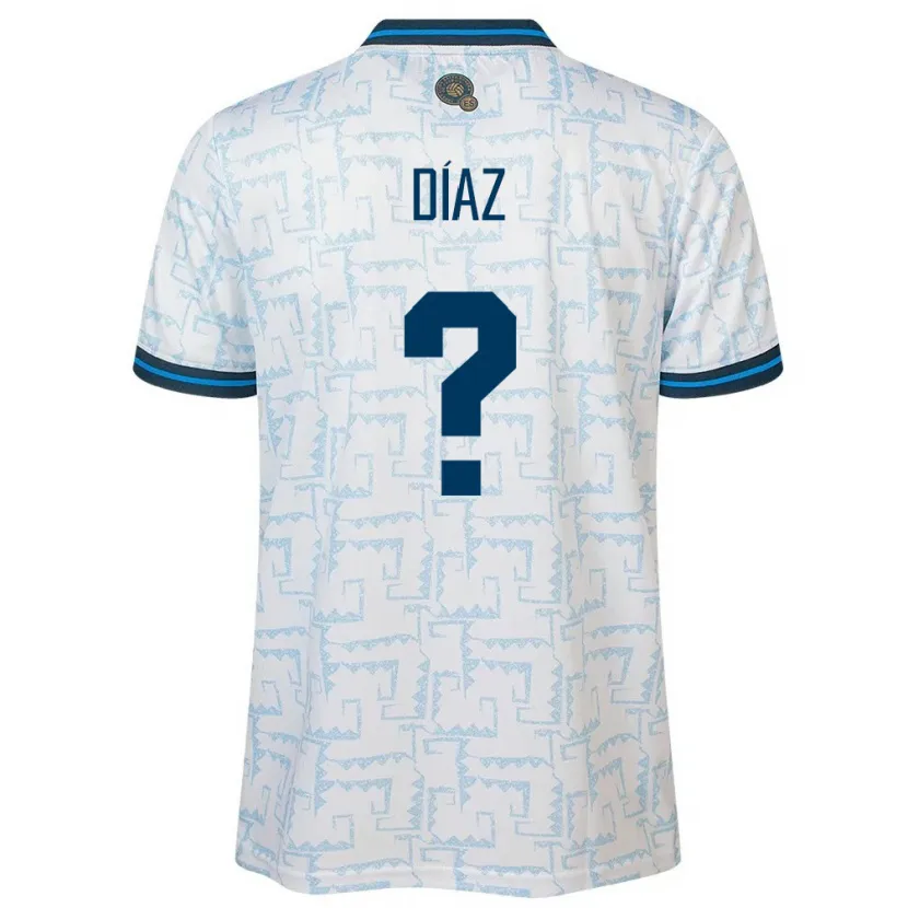 Danxen Herren El Salvador Jasmine Díaz #0 Weiß Auswärtstrikot Trikot 24-26 T-Shirt Schweiz